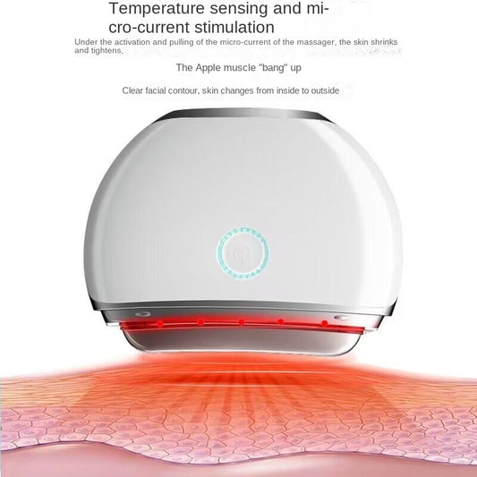 Electric Scraping Machine Facial Massager Heating Vibration Color Light Microcurrent Lifting Tightening Neck