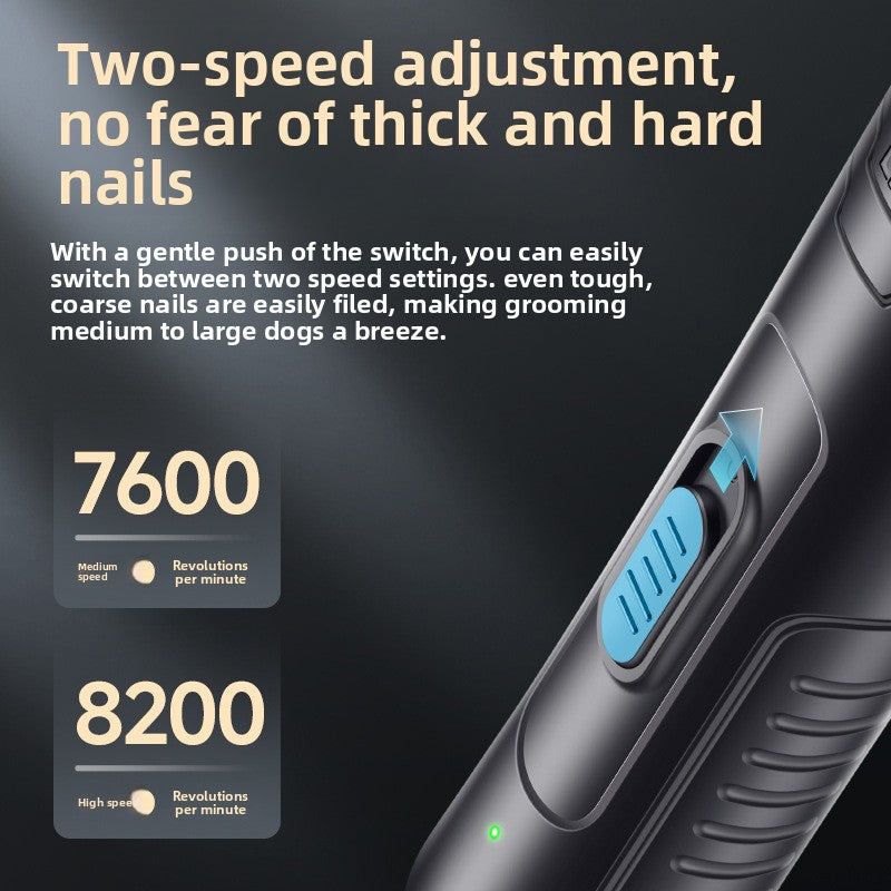 Electric Pet Nail Grinder with LED Lights