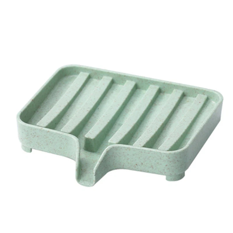 Useful Silicone Soap Dish Bathroom Self Draining Soap Bar Holder Bar
