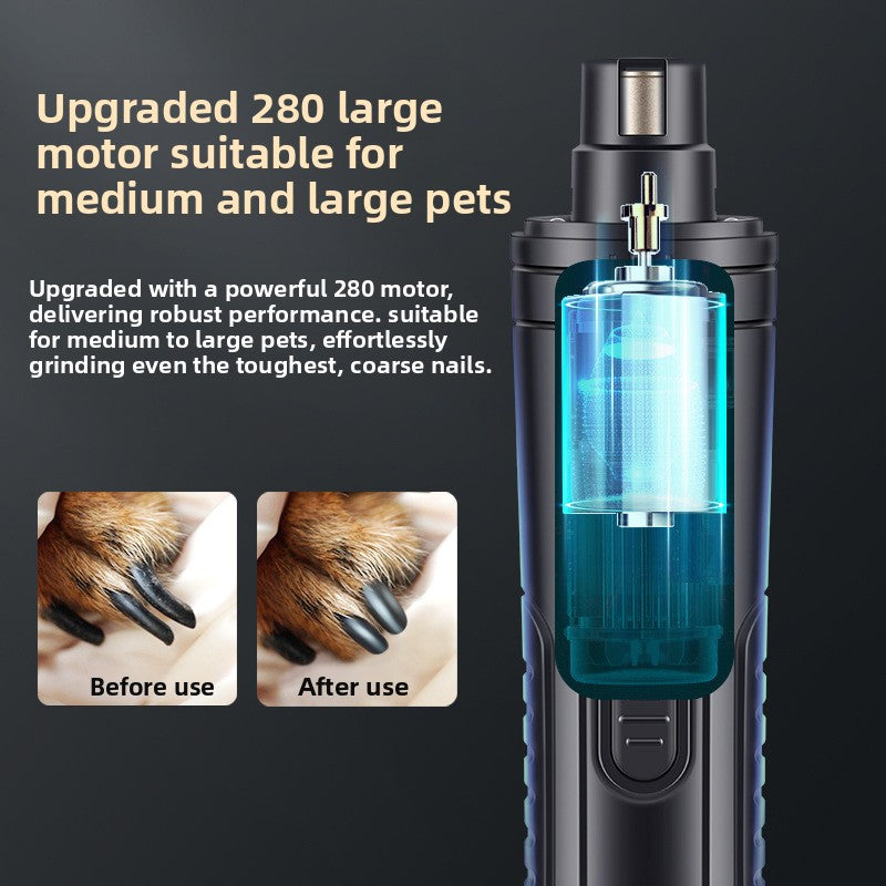 Electric Pet Nail Grinder with LED Lights